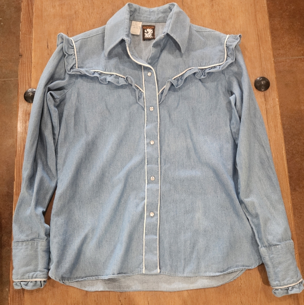 Karma Blue Denim Shirt